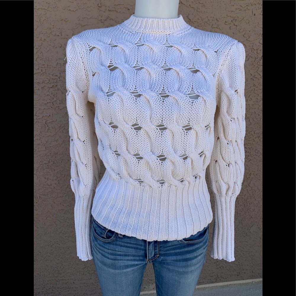 Zara cable knit sweater